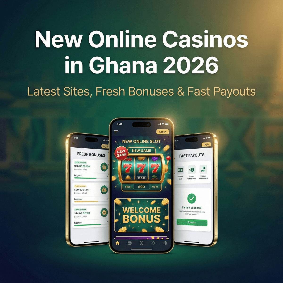 Newest online casino mobile Ghana smartphone app