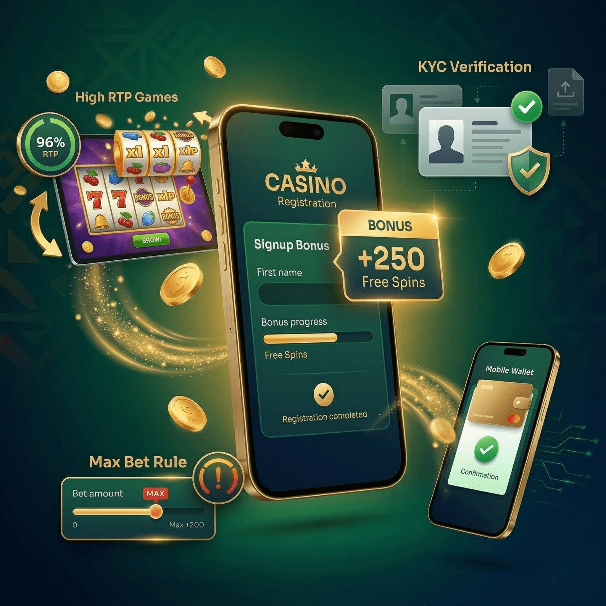 Redeem casino promo code Ghana smartphone