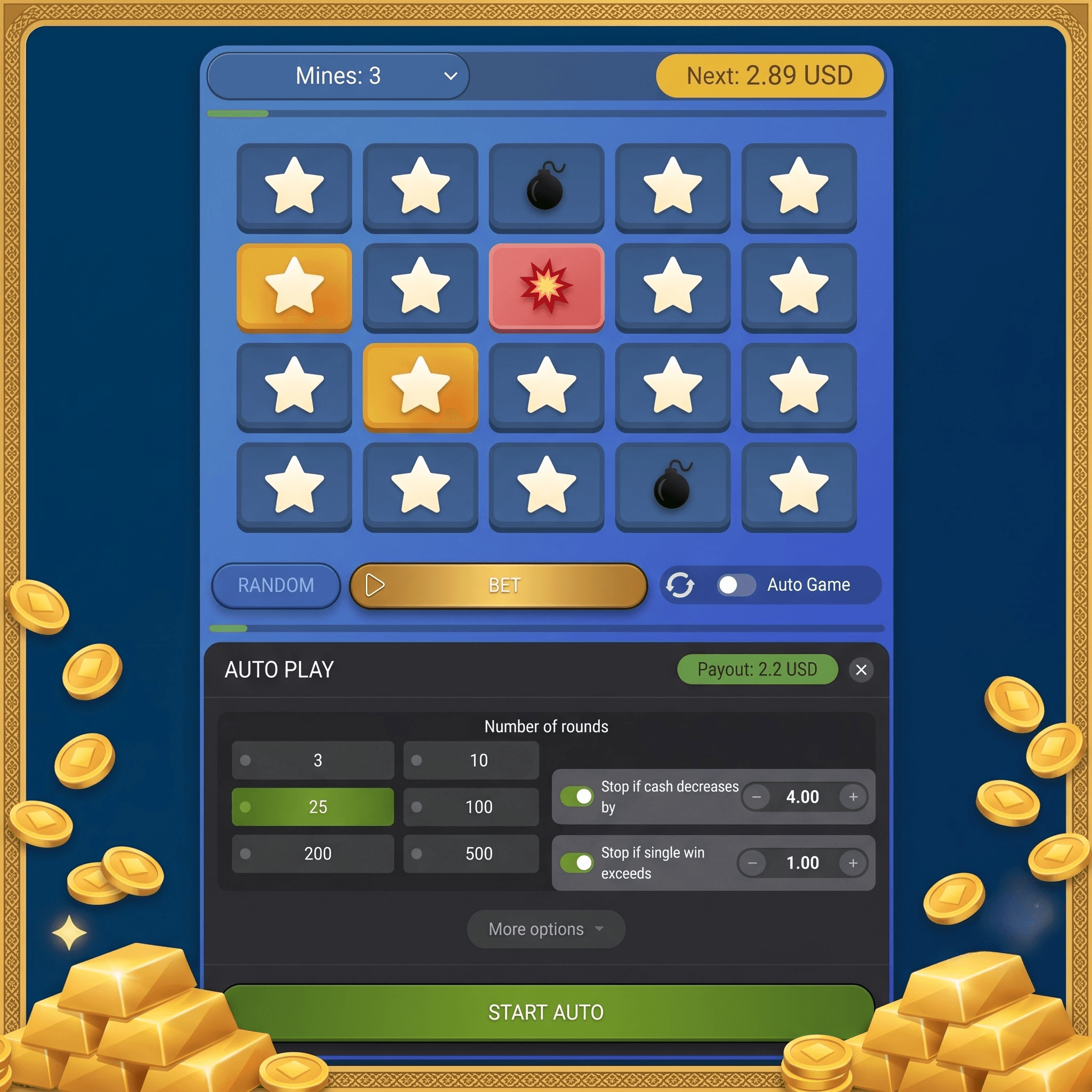 Mines game mobile interface Mines game mobile interface Ghana smartphone
