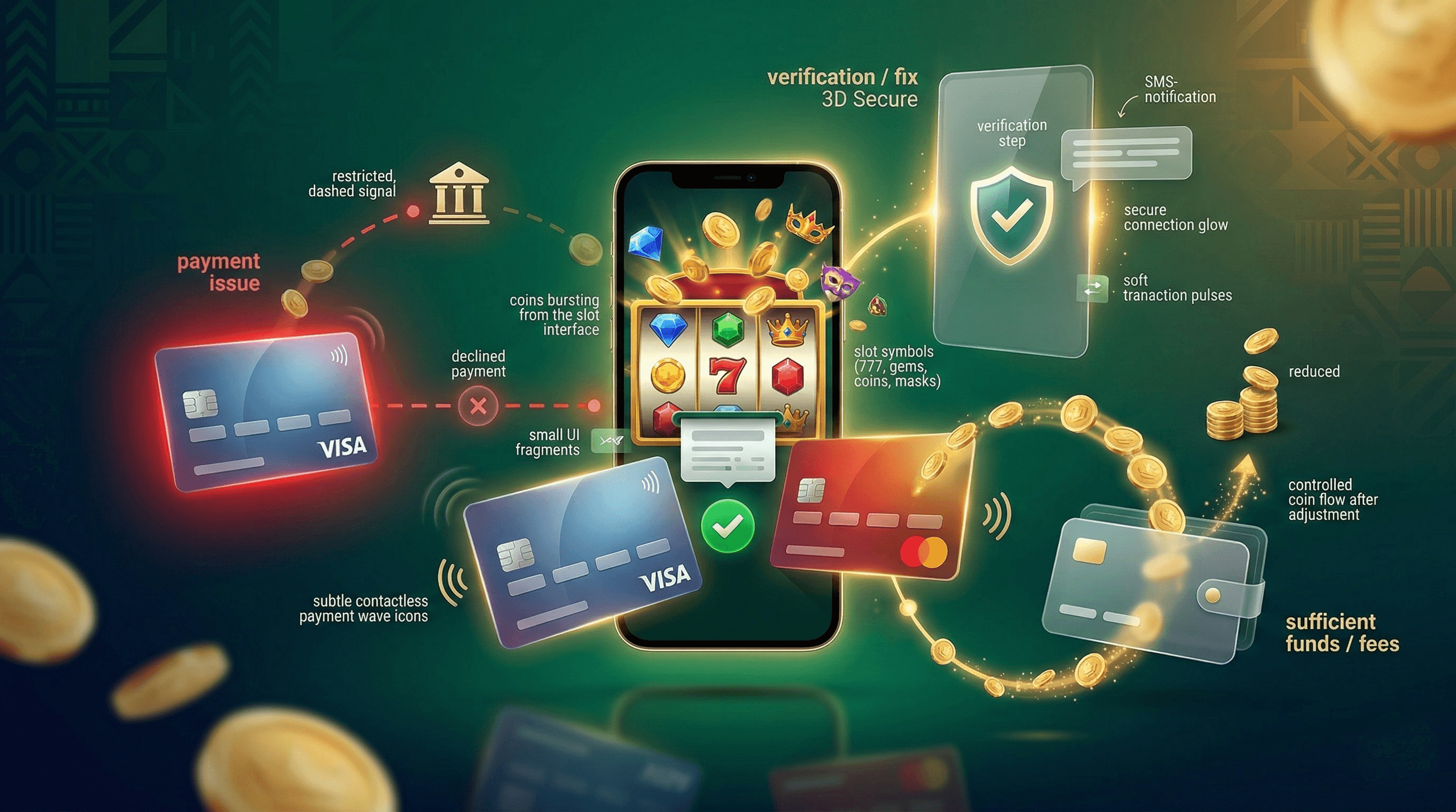 Visa Mastercard secure checkout Ghana 2026 Visa Mastercard secure checkout OTP authentication Ghana casino 2026