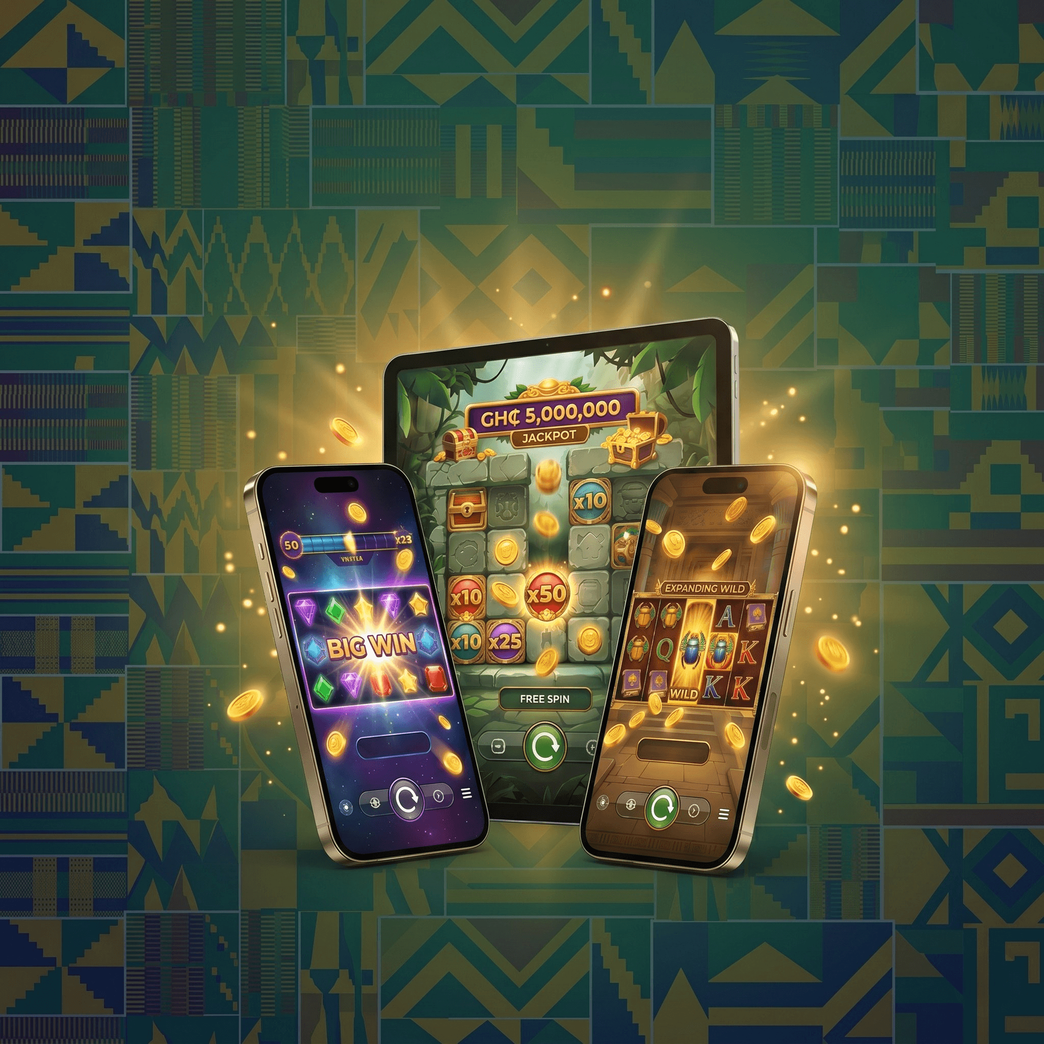 Mobile casino Ghana smartphone real money gambling app