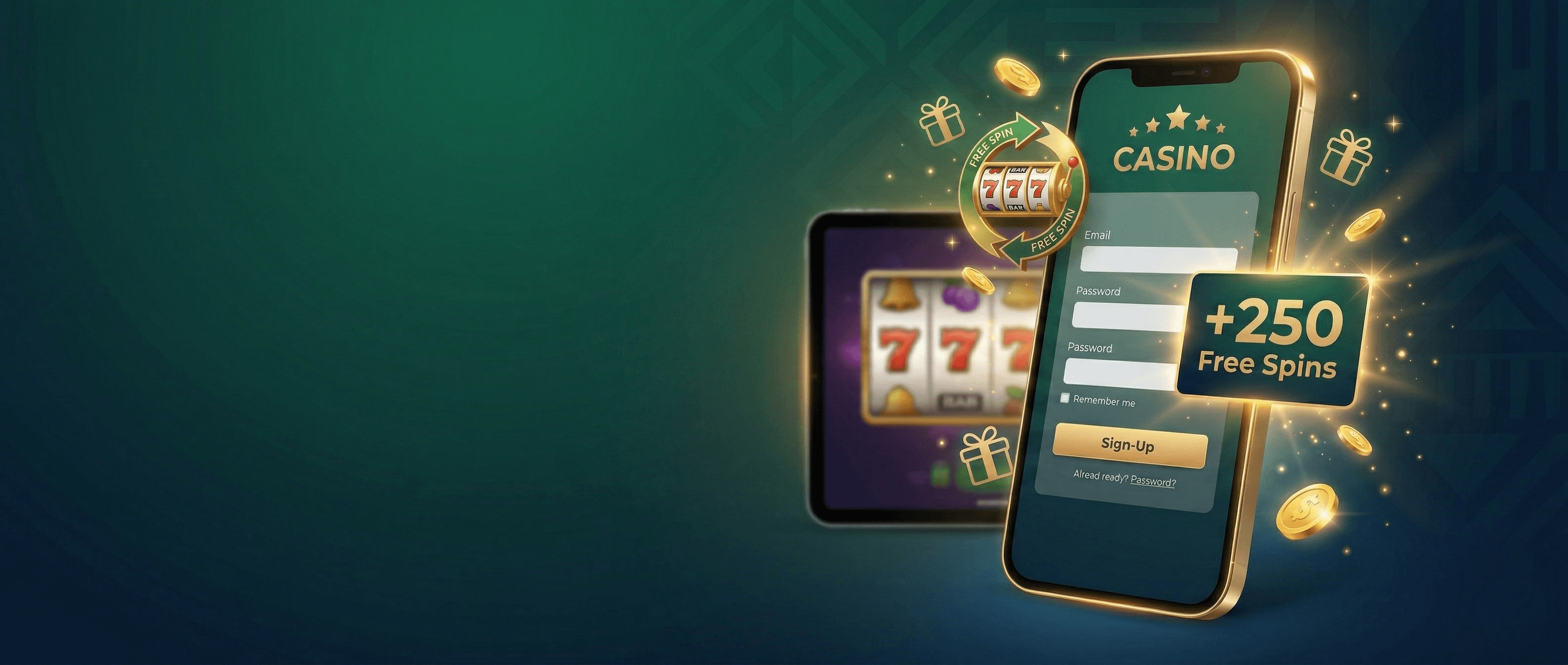Best sign up bonus casino Ghana free registration offers real money platform