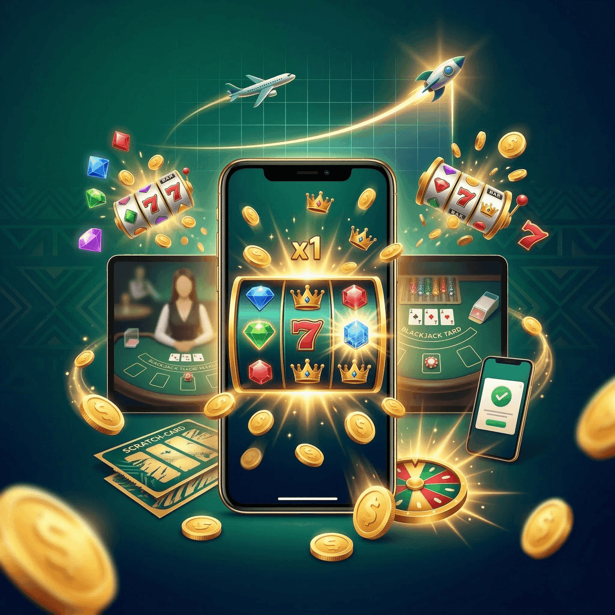 Mobile casino games icons Mobile casino games icons Ghana smartphone